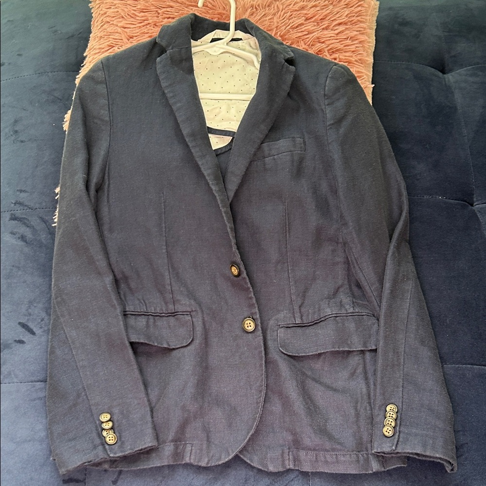 H&M for Kids it's like dark blue Blazer for petite kid